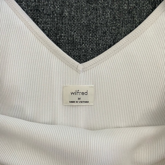 Aritzia Wilfred White Bodysuit - Picture 2 of 3